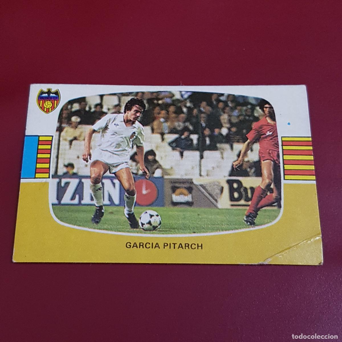 Cromos de F&uacute;tbol: COMOS CANO - CAMPEONATO LIGA 84 85 - 1984 1985 - VALENCIA - GARCIA PITARCH - RECUPERADO