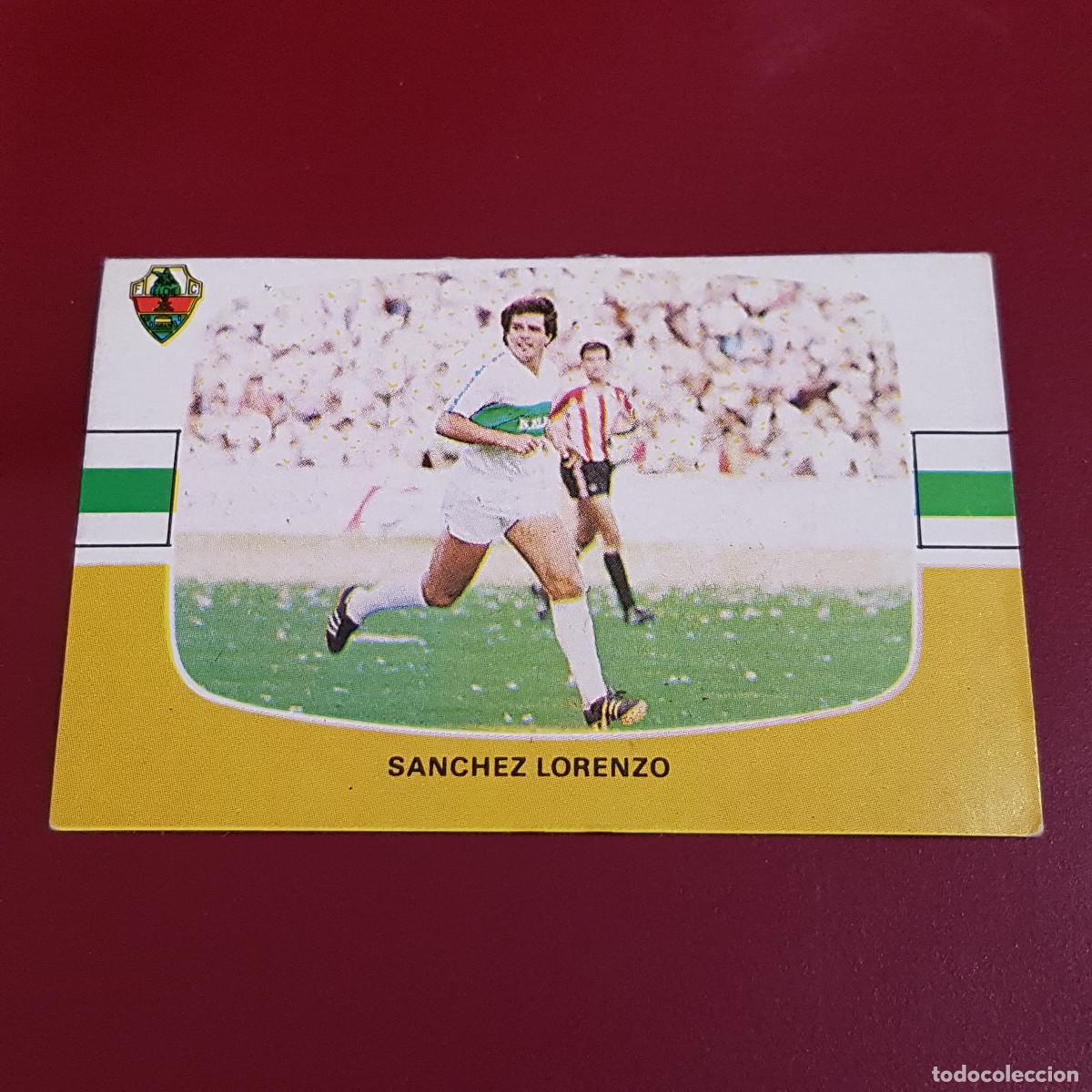 Cromos de F&uacute;tbol: COMOS CANO - CAMPEONATO LIGA 84 85 - 1984 1985 - ELCHE - SANCHEZ LORENZO - RECUPERADO