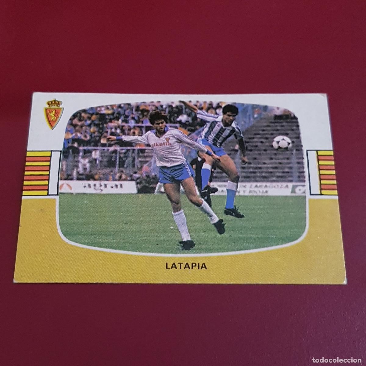 Cromos de F&uacute;tbol: COMOS CANO - CAMPEONATO LIGA 84 85 - 1984 1985 - ZARAGOZA - LATAPIA - RECUPERADO