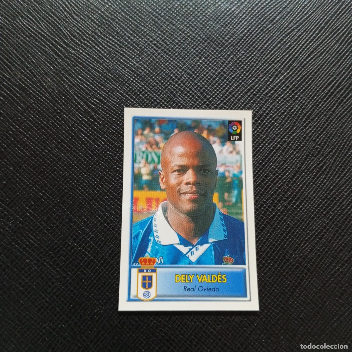Cromos de F&uacute;tbol: 142 DELY VALDES OVIEDO BOLLYCAO 1997 1998 CROMO FUTBOL LIGA 97 98 - SIN PEGAR - A106 PG361