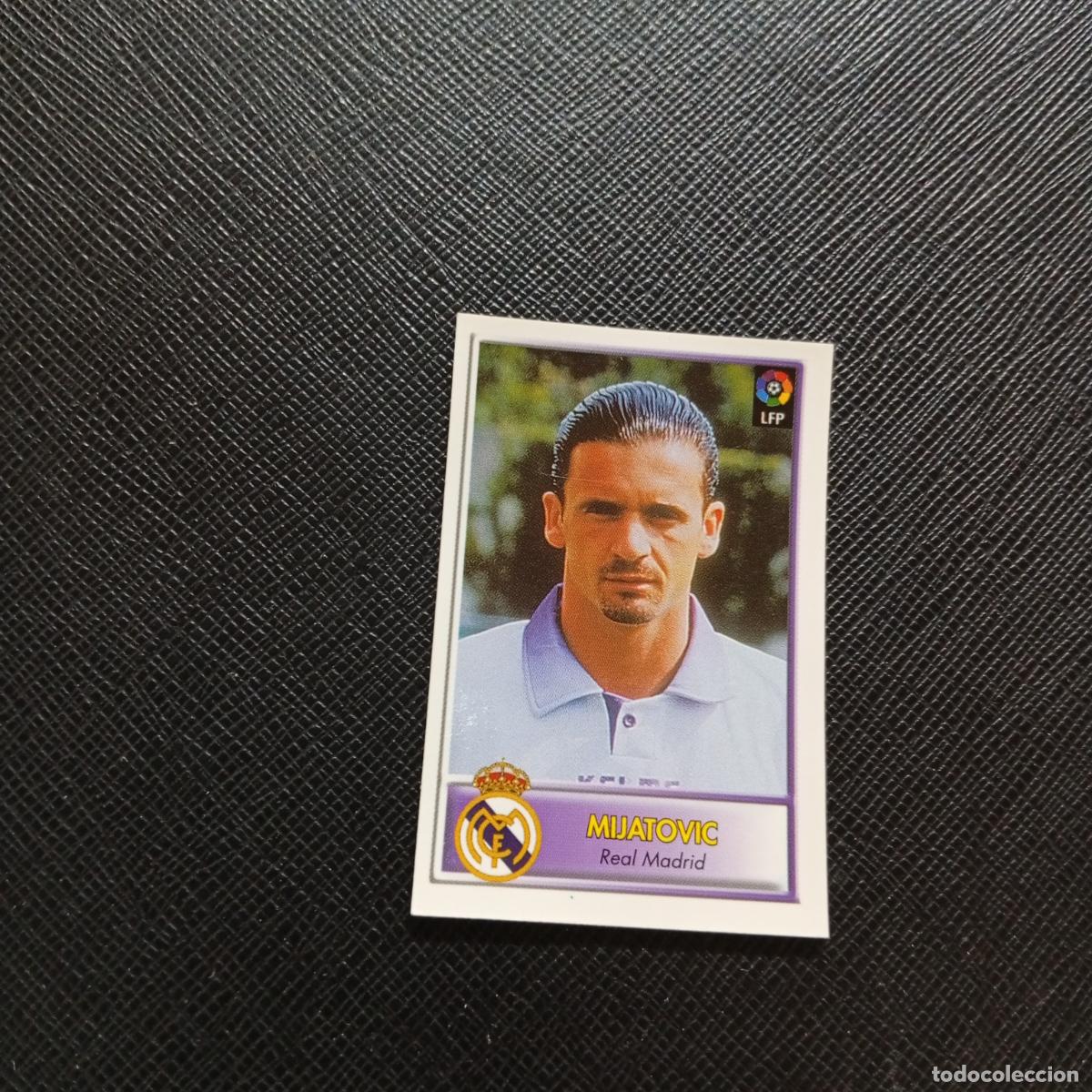 Cromos de F&uacute;tbol: 109 MIJATOVIC REAL MADRID BOLLYCAO 1997 1998 CROMO FUTBOL LIGA 97 98 - SIN PEGAR - A106 PG370