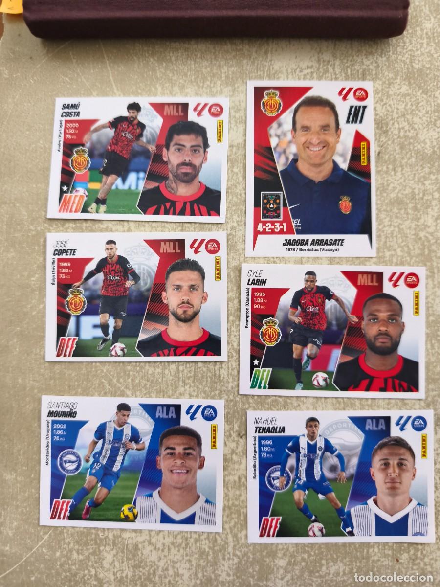 Cartes &agrave; collectionner de Football: 6 cromos de la liga 25 26 Mallorca, Alav&eacute;s ,nuevos