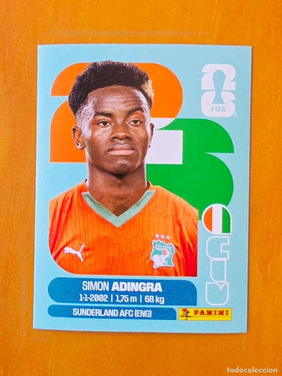 Cromos de F&uacute;tbol: CIV 17 Simon Adingra, Costa de Marfil, Panini FIFA World Cup Mundial 2026 Sticker