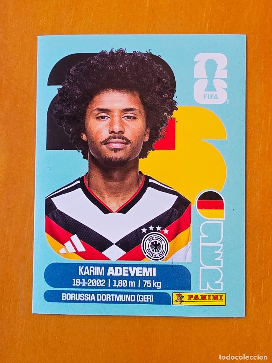 Cromos de F&uacute;tbol: GER 19 Karim Adeyemi, Alemania, Panini FIFA World Cup Mundial 2026 Sticker