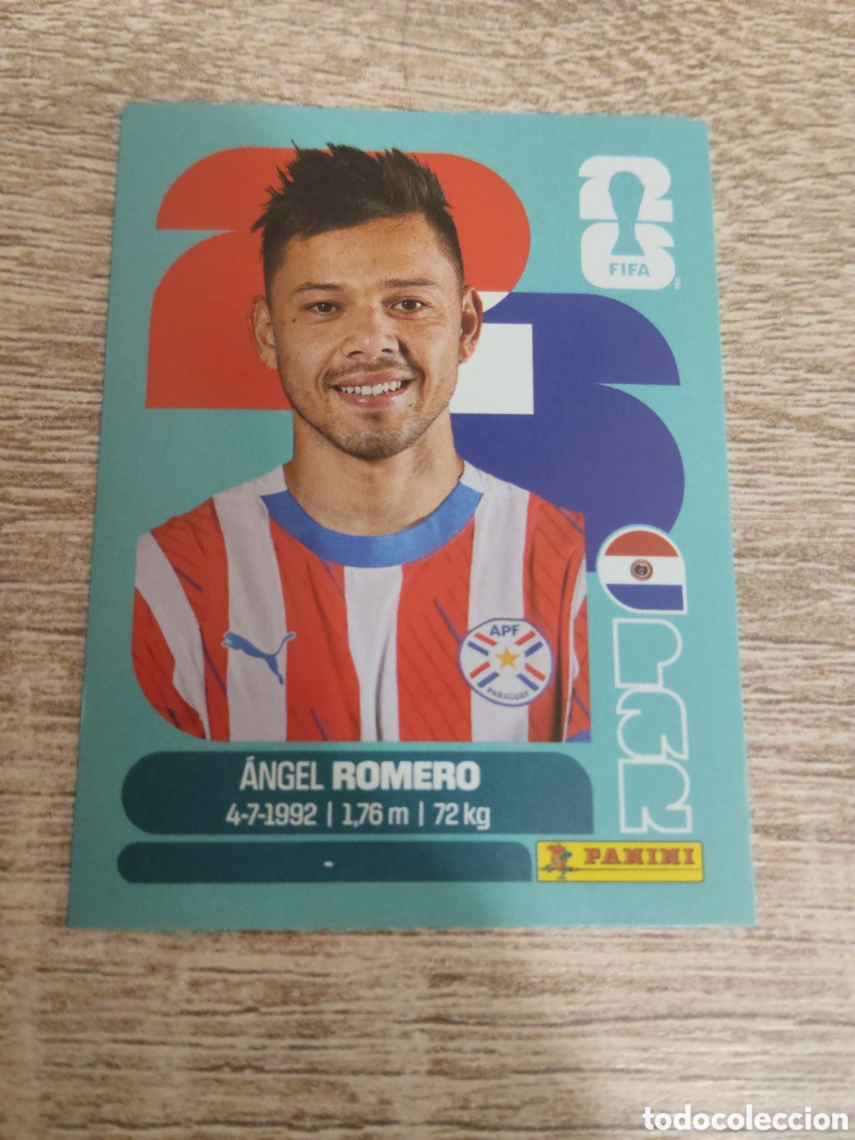 Cromos de F&uacute;tbol: Panini mundial 2026 PAR 19 Angel Romero Paraguay