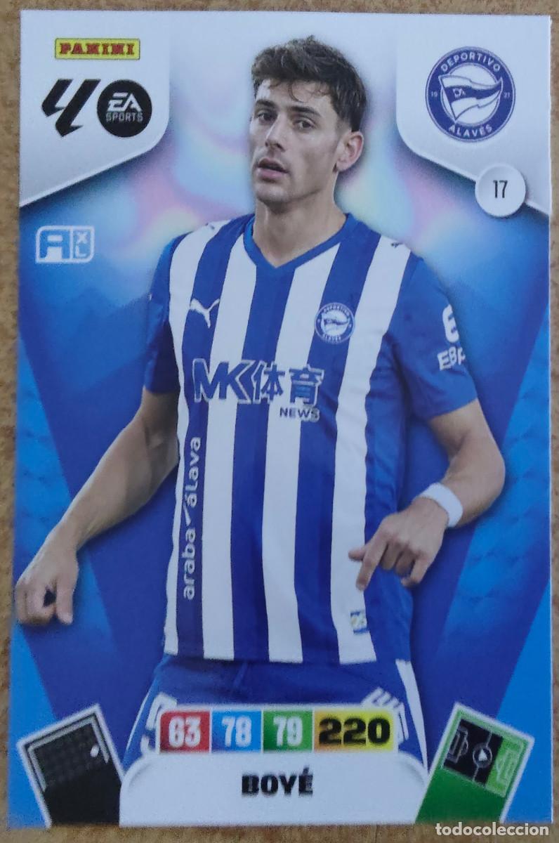 Fu&szlig;ball-Sticker: 17 BOYE DEL ALAV&Eacute;S 25 26 ADRENALYN XL 2025 2026 NUEVO