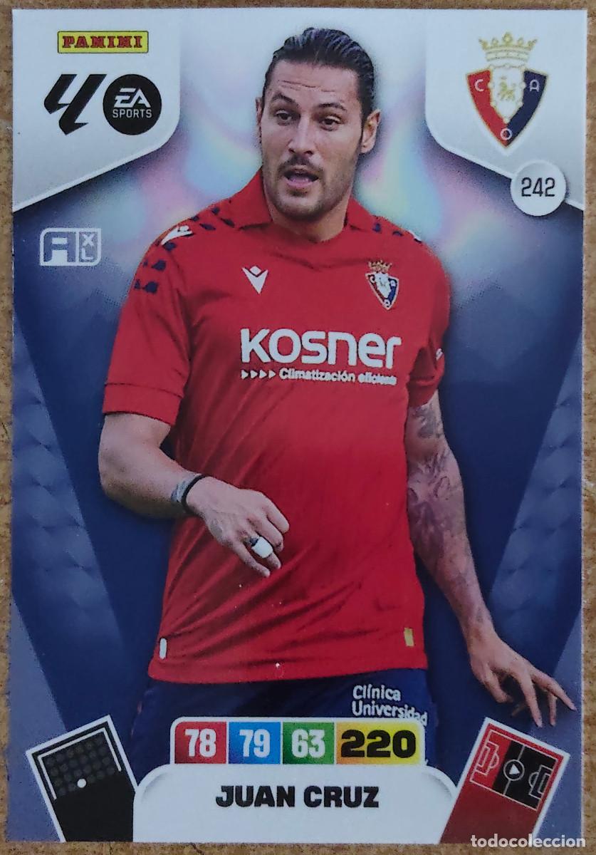 Football Stickers: 242 JUAN CRUZ OSASUNA ⚽ LIGA ADRENALYN XL 2025 2026 25 26 ⚽