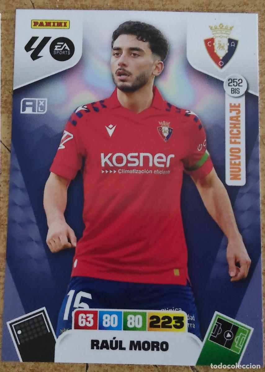 Fu&szlig;ball-Sticker: 252 BIS RA&Uacute;L MORRO NUEVO FICHAJE DEL OSASUNA 25 26 ADRENALYN XL 2025 2026