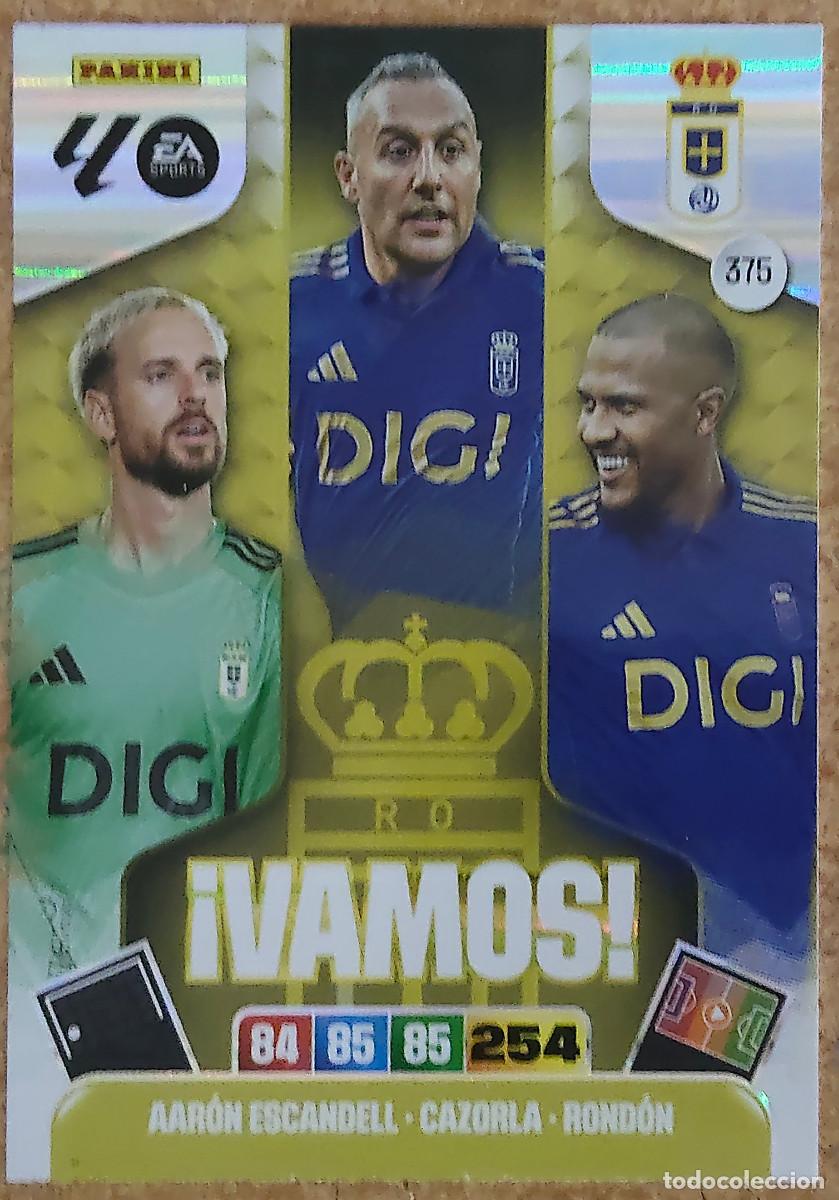 Cromos de F&uacute;tbol: PANINI ADRENALYN XL LIGA EA SPORTS 2025-2026 25-26 &ndash; VAMOS &ndash; Real Oviedo N&ordm; 375