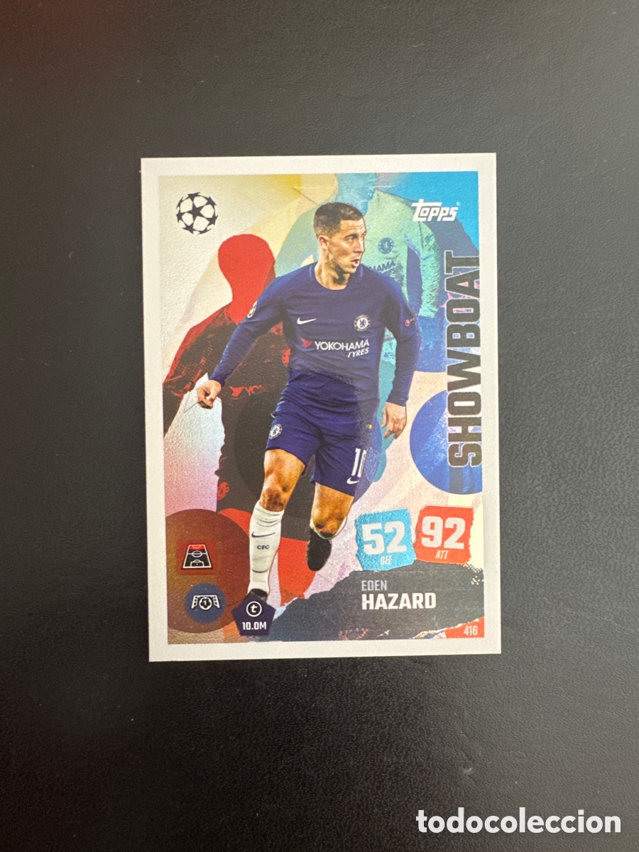 Cromos de F&uacute;tbol: HAZARD SHOWBOAT NUMERO 416 MATCH ATTAX 2025 2026