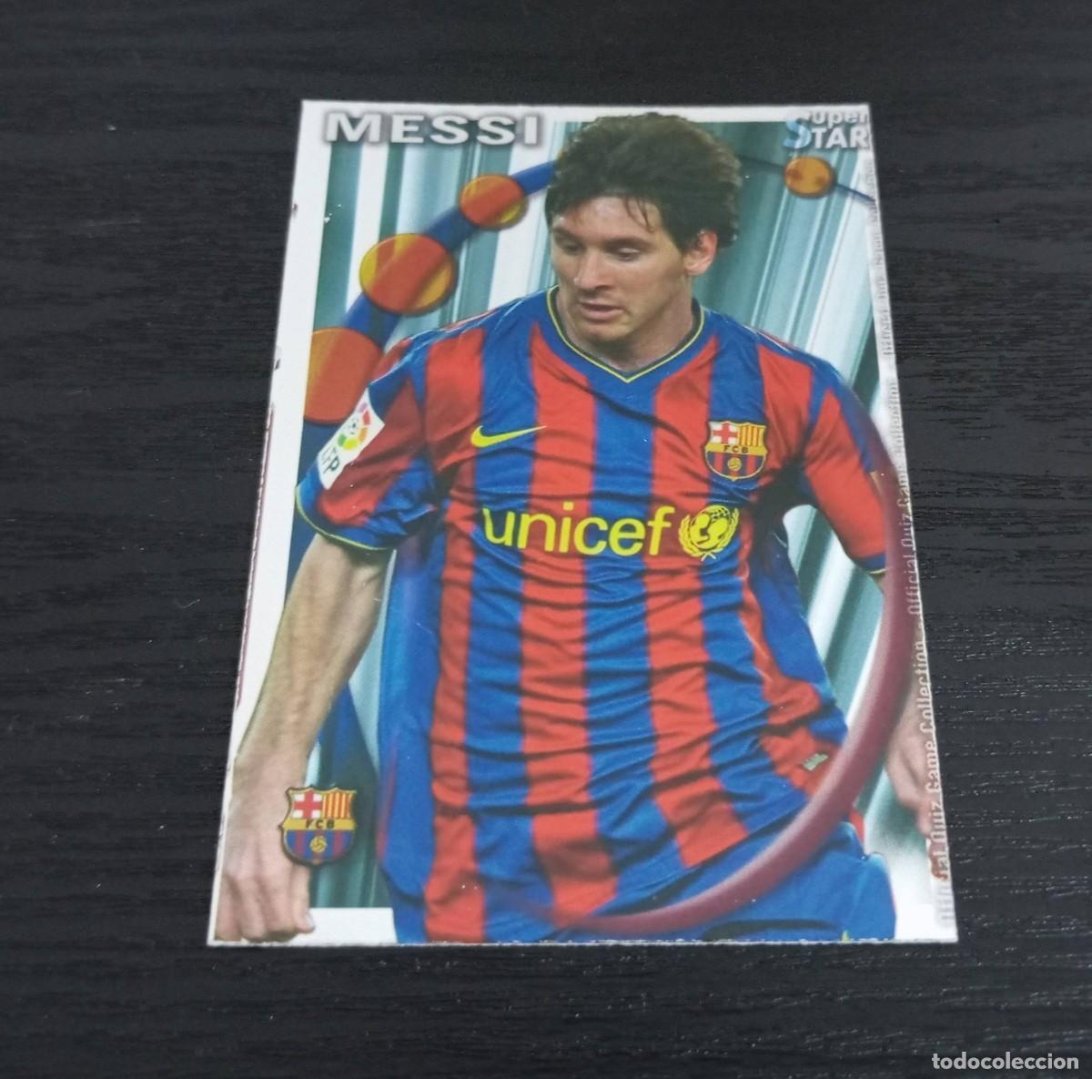 Cromos de F&uacute;tbol: -MUNDICROMO 2011 : 25 MESSI ( BARCELONA ) -- SUPERSTAR BRILLO LISO --