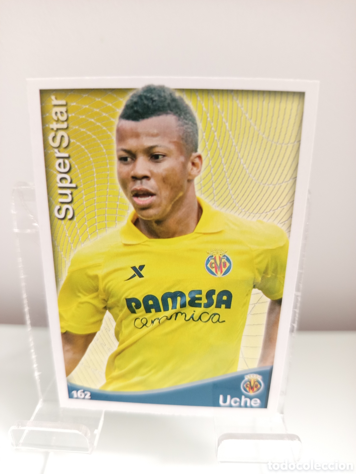 Cromos de F&uacute;tbol: ❇️ CROMO ⚽ UCHE VILLARREAL 162 SUPERSTAR FICHAS LIGA 2015 14 15 2014 2015 MUNDICROMO ❇️