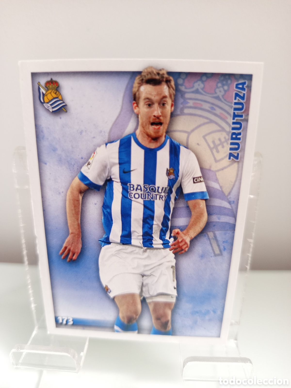 Cromos de F&uacute;tbol: ❇️ CROMO ⚽ ZURUTUZA REAL SOCIEDAD 173 FICHAS LIGA 2015 14 15 2014 2015 MUNDICROMO ❇️
