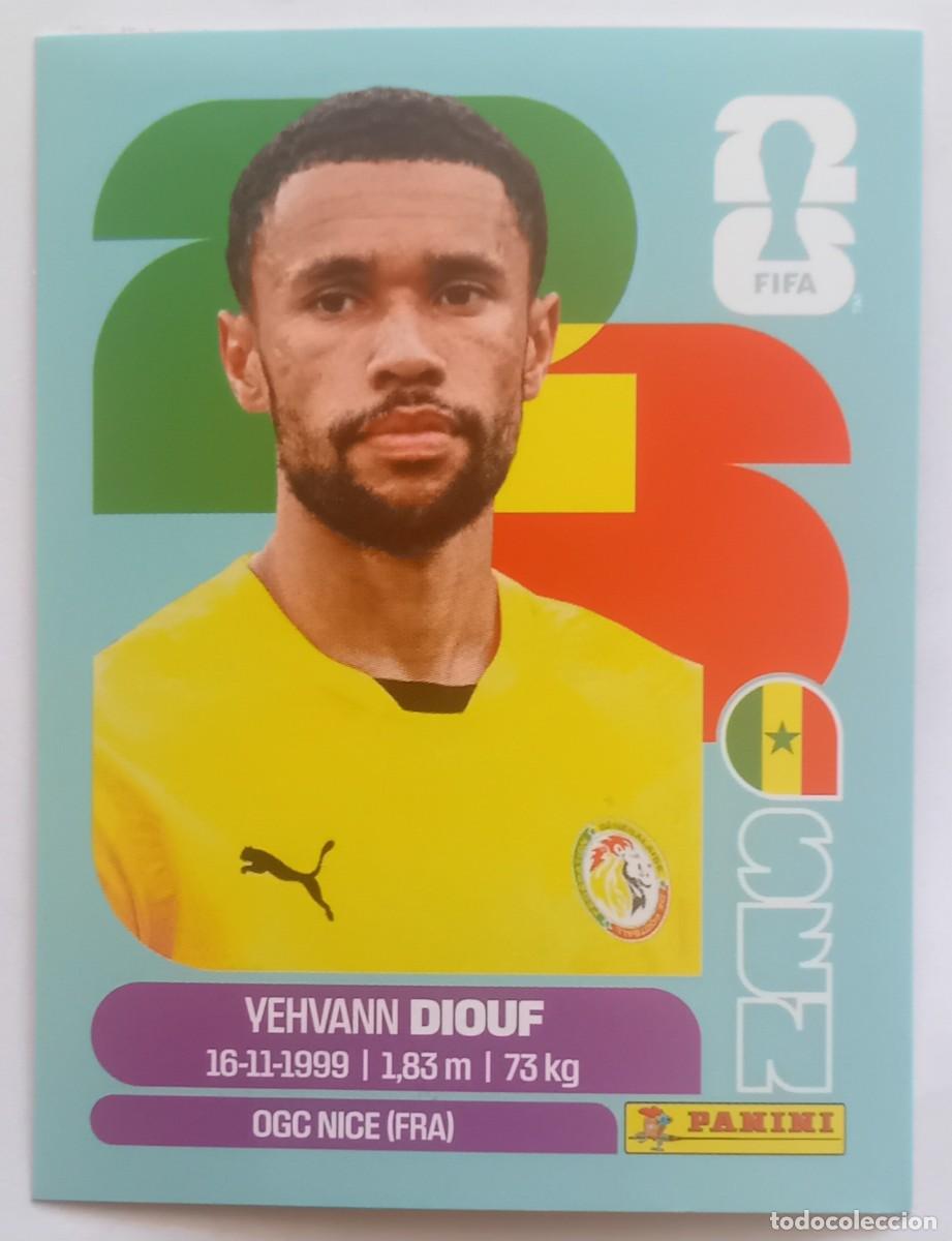 Cromos de F&uacute;tbol: Figurina Panini 2026 Cromo World Cup Usa Mundial 2026 Yehvann Diouf Senegal n SEN 3