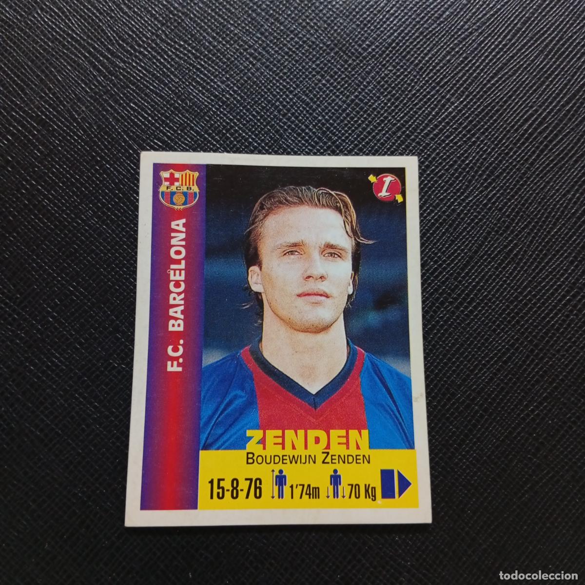 Cromos de F&uacute;tbol: 59 ZENDEN BARCELONA PANINI MEJORES EQUIPOS DE EUROPA 1999 CROMO FUTBOL LIGA 99 - A106 PG397