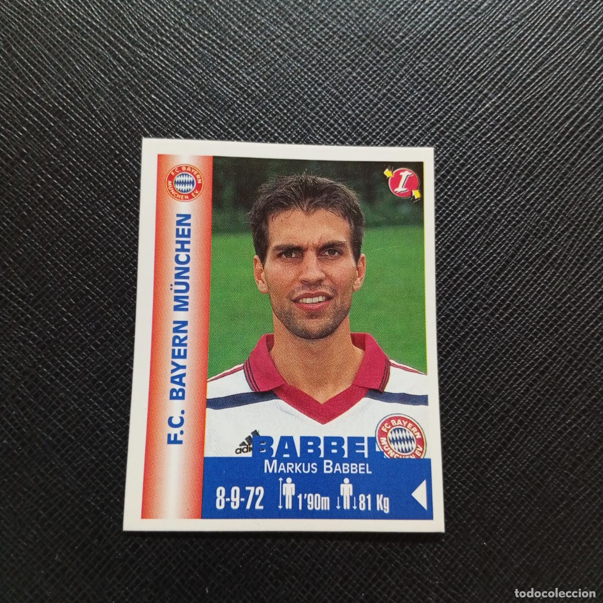 Cromos de F&uacute;tbol: 66 BABBEL BAYERN MUNICH PANINI MEJORES EQUIPOS DE EUROPA 1999 CROMO FUTBOL LIGA 99 - A106 PG406