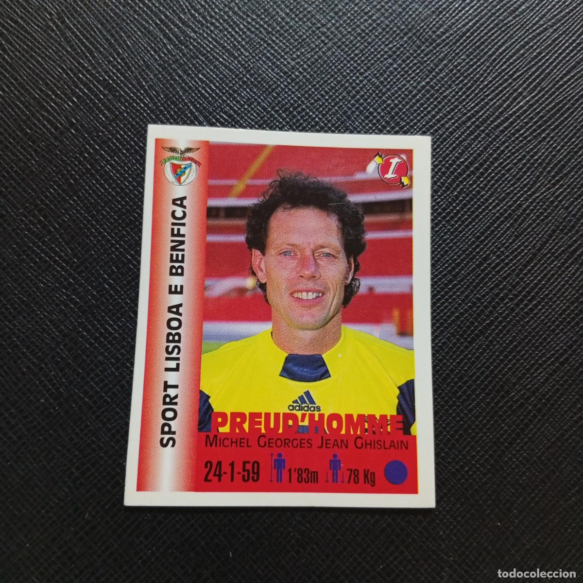 Cromos de F&uacute;tbol: 81 PREUD HOMME BENFICA PANINI MEJORES EQUIPOS DE EUROPA 1999 CROMO FUTBOL LIGA 99 - A106 PG406