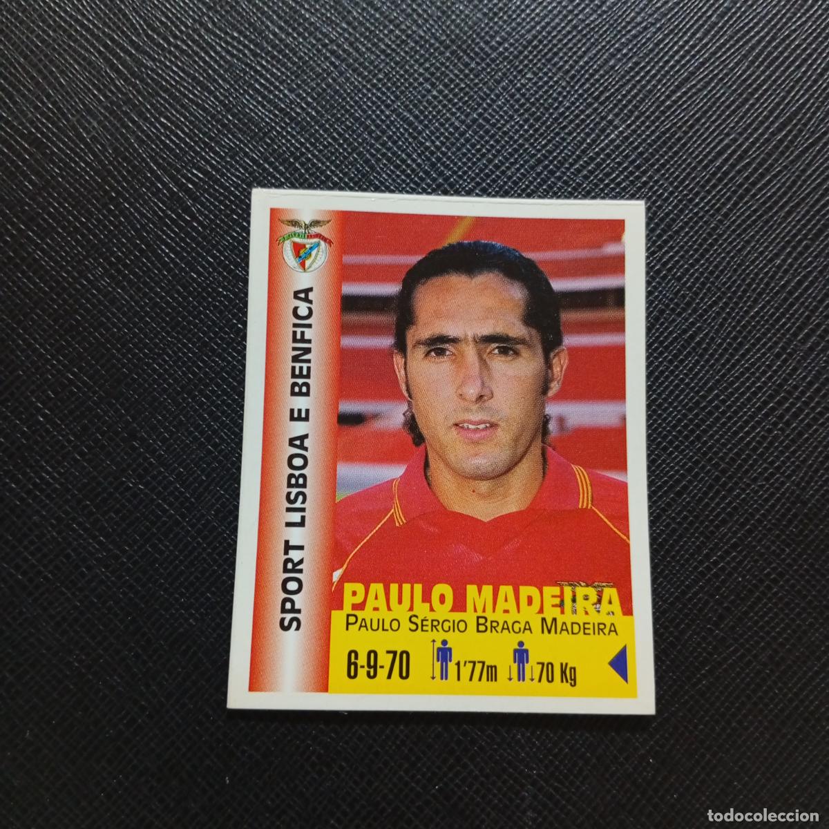 Cromos de F&uacute;tbol: 85 PAULO MADEIRA BENFICA PANINI MEJORES EQUIPOS DE EUROPA 1999 CROMO FUTBOL LIGA 99 - A106 PG406