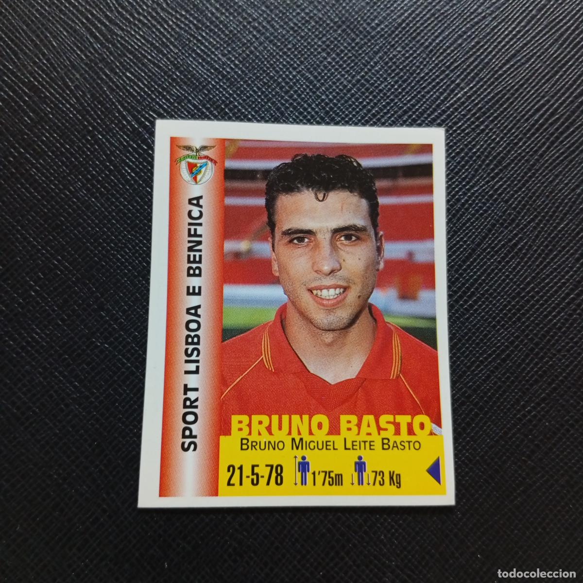 Cromos de F&uacute;tbol: 86 BRUNO BASTO BENFICA PANINI MEJORES EQUIPOS DE EUROPA 1999 CROMO FUTBOL LIGA 99 - A106 PG406