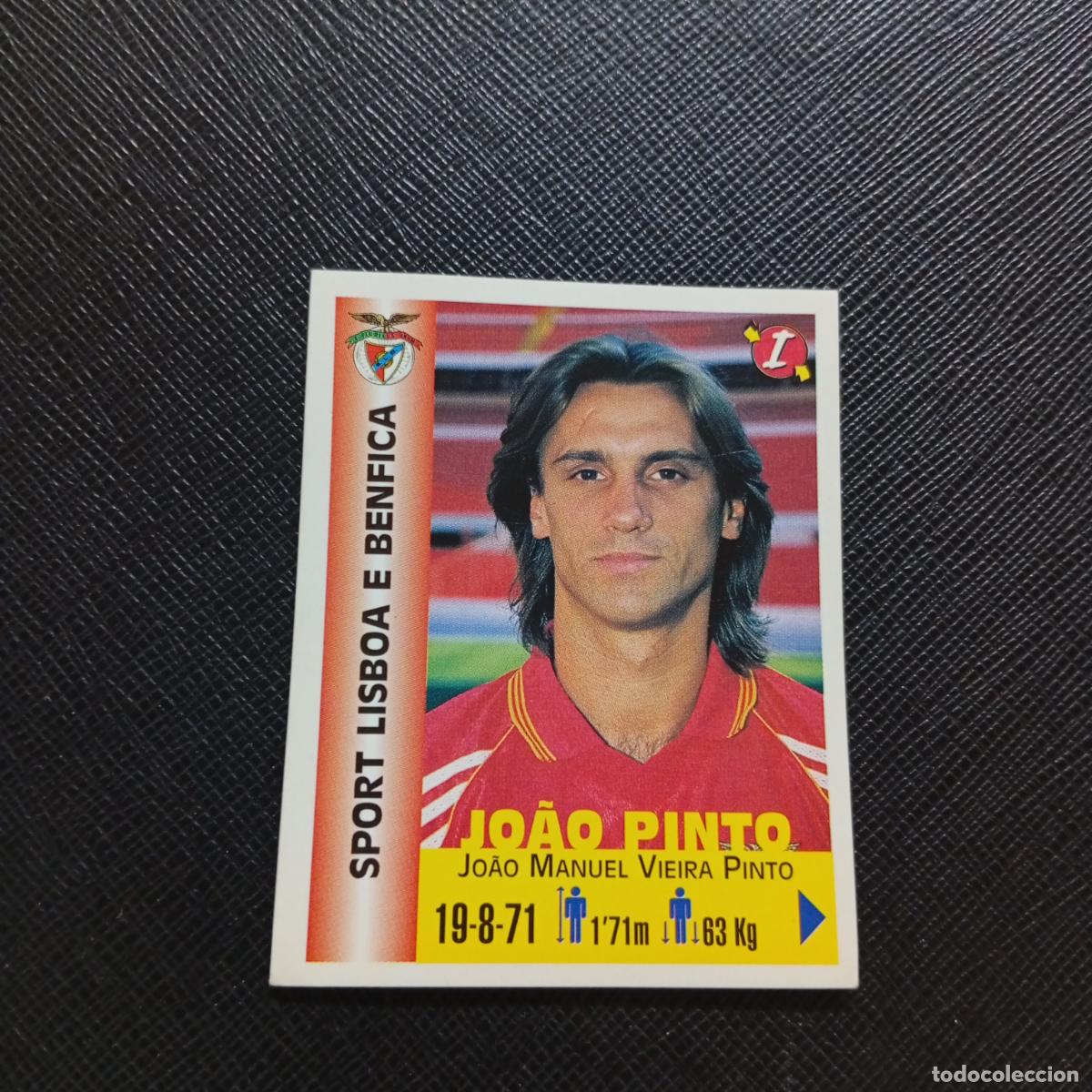 Cromos de F&uacute;tbol: 94 JOAO PINTO BENFICA PANINI MEJORES EQUIPOS DE EUROPA 1999 CROMO FUTBOL LIGA 99 - A106 PG406