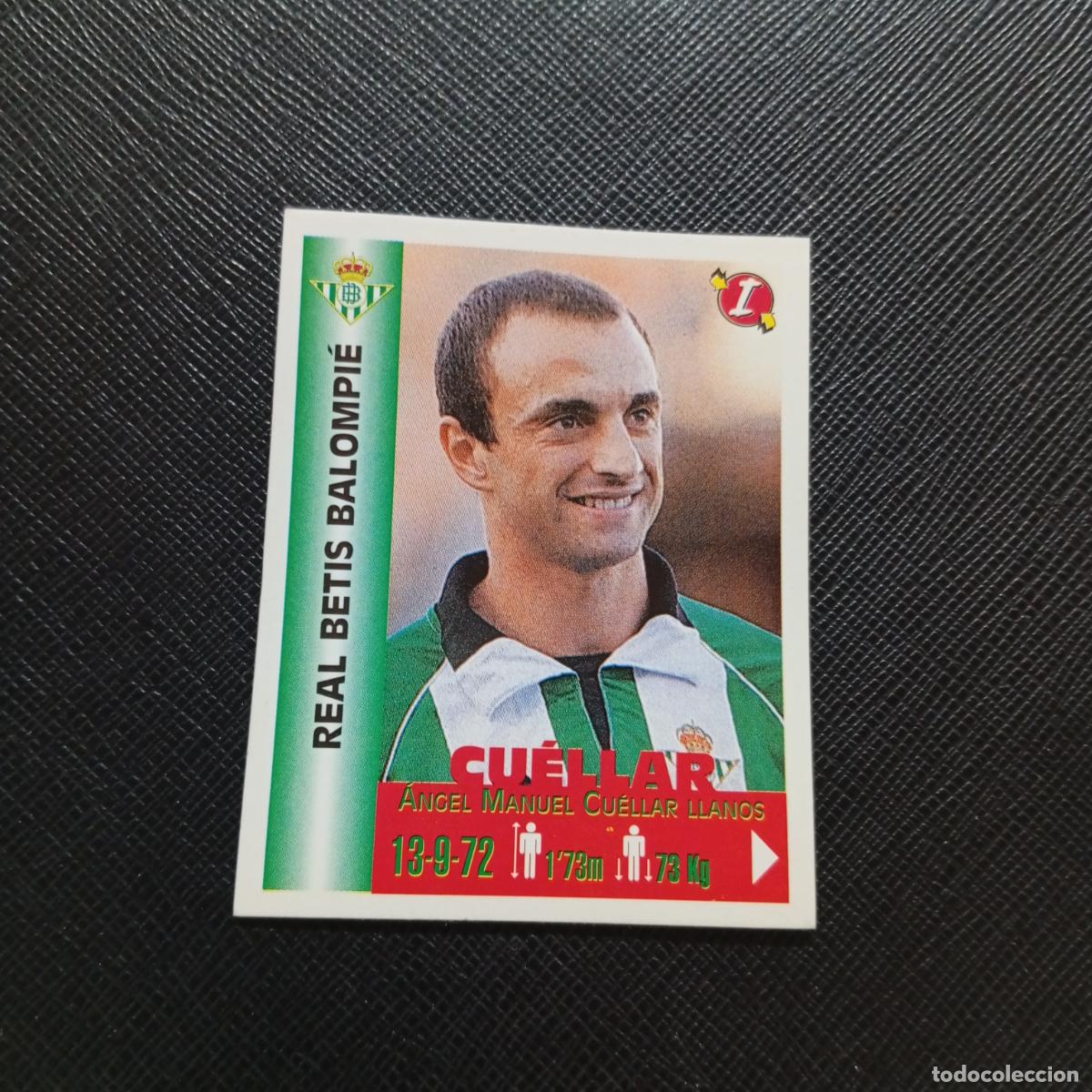 Cromos de F&uacute;tbol: 111 CUELLAR REAL BETIS PANINI MEJORES EQUIPOS DE EUROPA 1999 CROMO FUTBOL LIGA 99 - A106 PG415