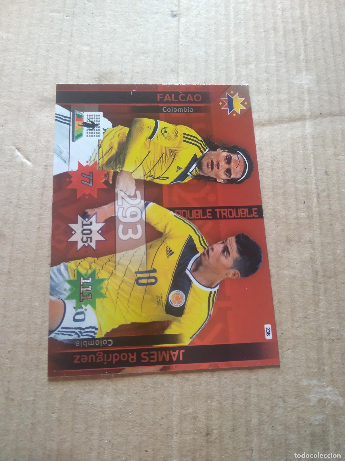 Cromos de F&uacute;tbol: 238 JAMES RODRIGUEZ FALCAO COLOMBIA CROMO FUTBOL PANINI COPA AMERICA 2015 ADRENALYN