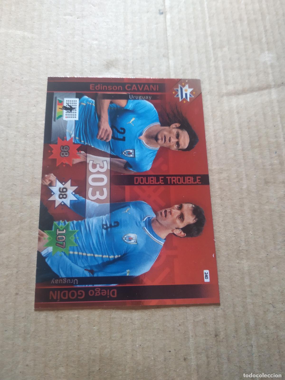 Cromos de F&uacute;tbol: 240 CAVANI GODIN URUGUAY CROMO FUTBOL PANINI COPA AMERICA 2015 ADRENALYN