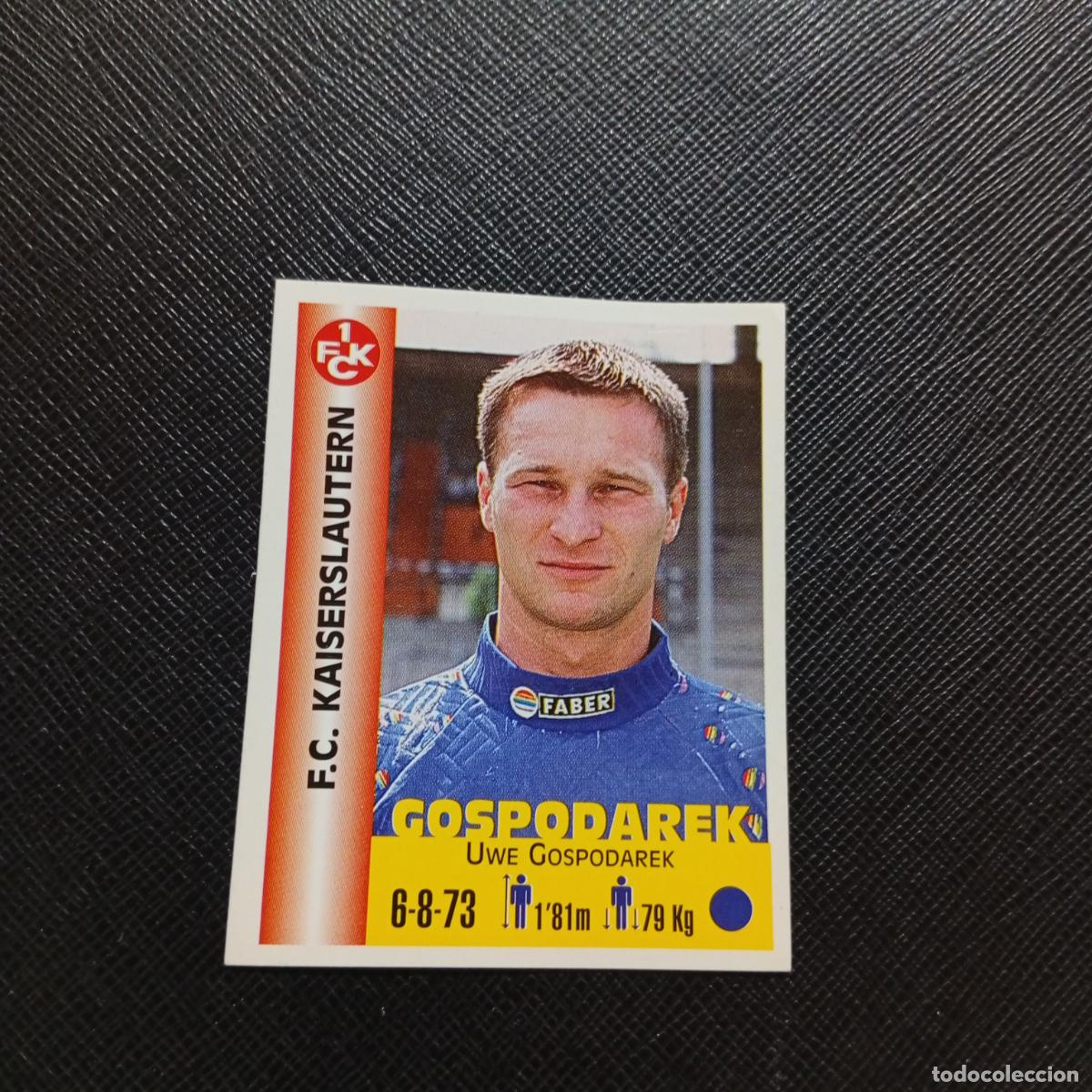 Cromos de F&uacute;tbol: 176 GOSPODAREK KAISERSLAUTERN PANINI MEJORES EQUIPOS DE EUROPA 1999 CROMO FUTBOL LIGA 99 A106 PG433