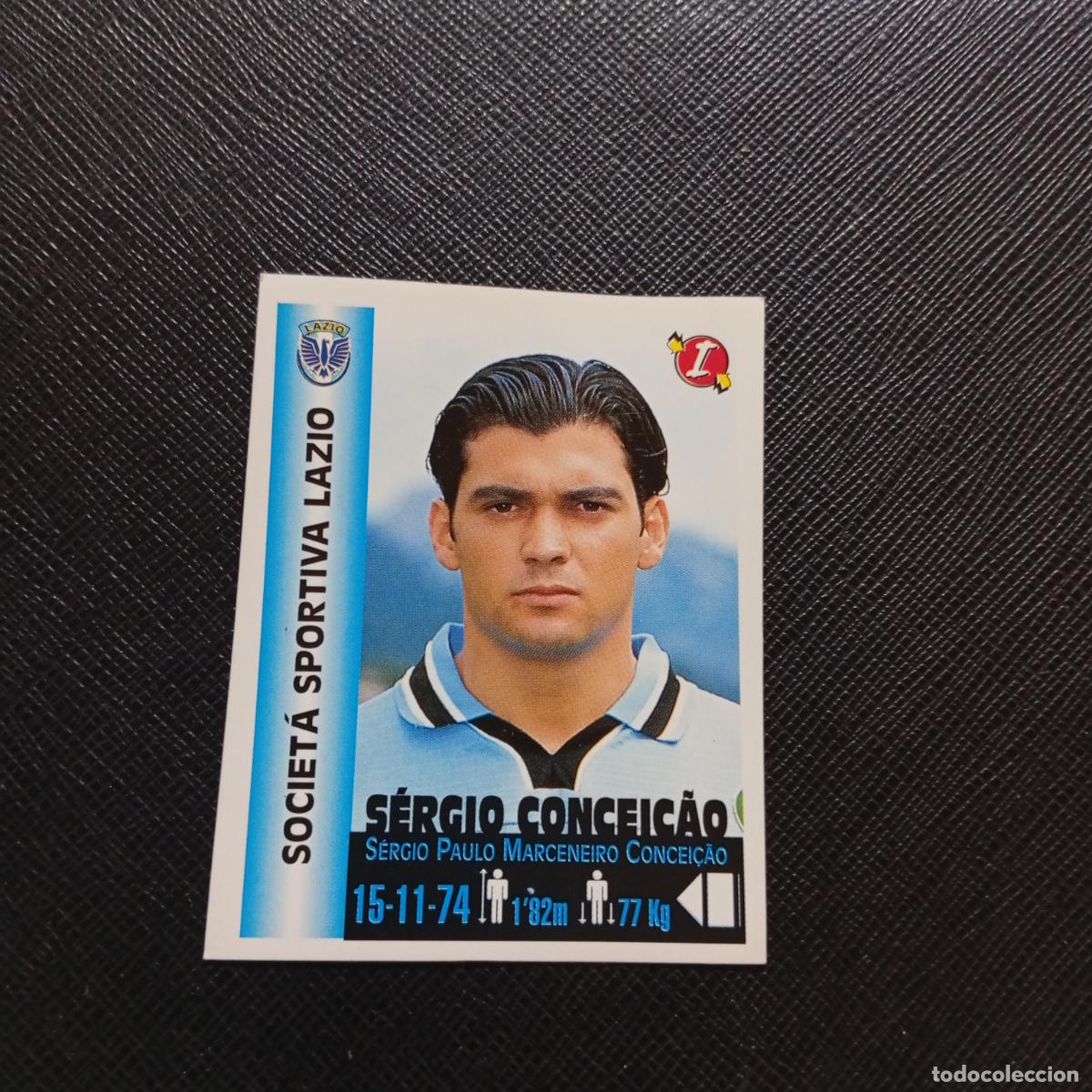Cromos de F&uacute;tbol: 183 SERGIO CONCEICAO LAZIO PANINI MEJORES EQUIPOS DE EUROPA 1999 CROMO FUTBOL LIGA 99 - A106 PG433