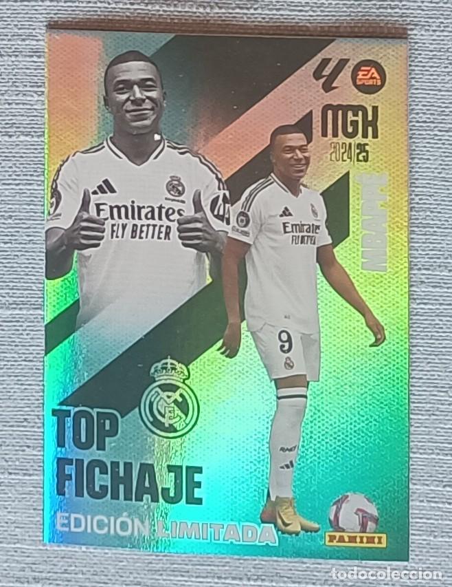 Fu&szlig;ball-Sticker: MGK Megacracks 2024-2025 24-25 Mbappe Real Madrid Top fichaje edici&oacute;n limitada