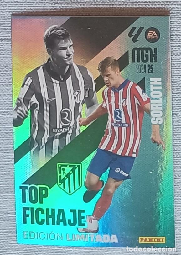 Fu&szlig;ball-Sticker: MGK Megacracks 2024-2025 24-25 Sorloth Atletico Madrid Top fichaje edici&oacute;n limitada