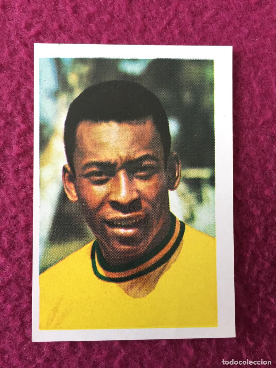 Fu&szlig;ball-Sticker: CROMO DE FUTBOL PELE DE BRASIL SIN PEGAR N&ordm; 6 MUNDIAL MUNICH 1974-74 DE FHER - ORIGINAL