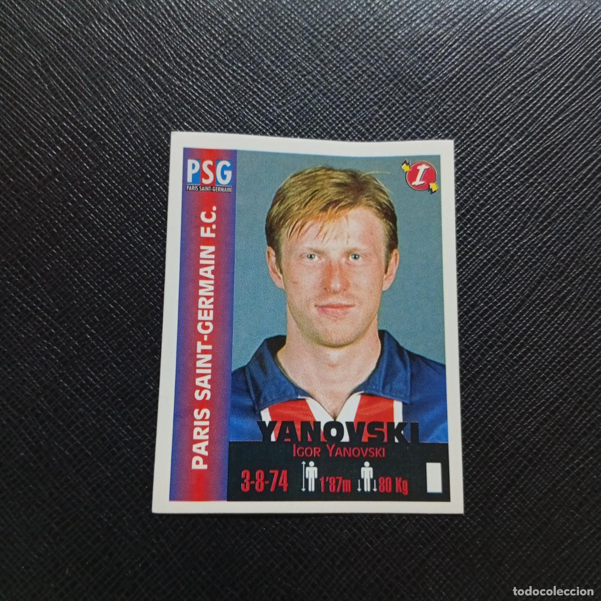 Cromos de F&uacute;tbol: 267 YANOVSKI PSG PANINI MEJORES EQUIPOS DE EUROPA 1999 CROMO FUTBOL LIGA 99 - A106 PG451