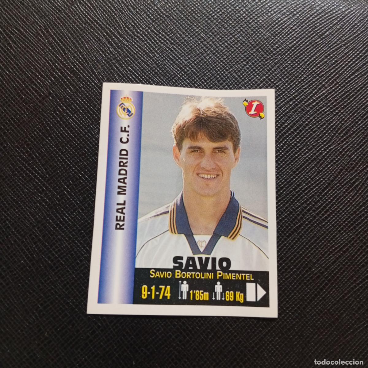 Cromos de F&uacute;tbol: 299 SAVIO REAL MADRID PANINI MEJORES EQUIPOS DE EUROPA 1999 CROMO FUTBOL LIGA 99 - A106 PG451