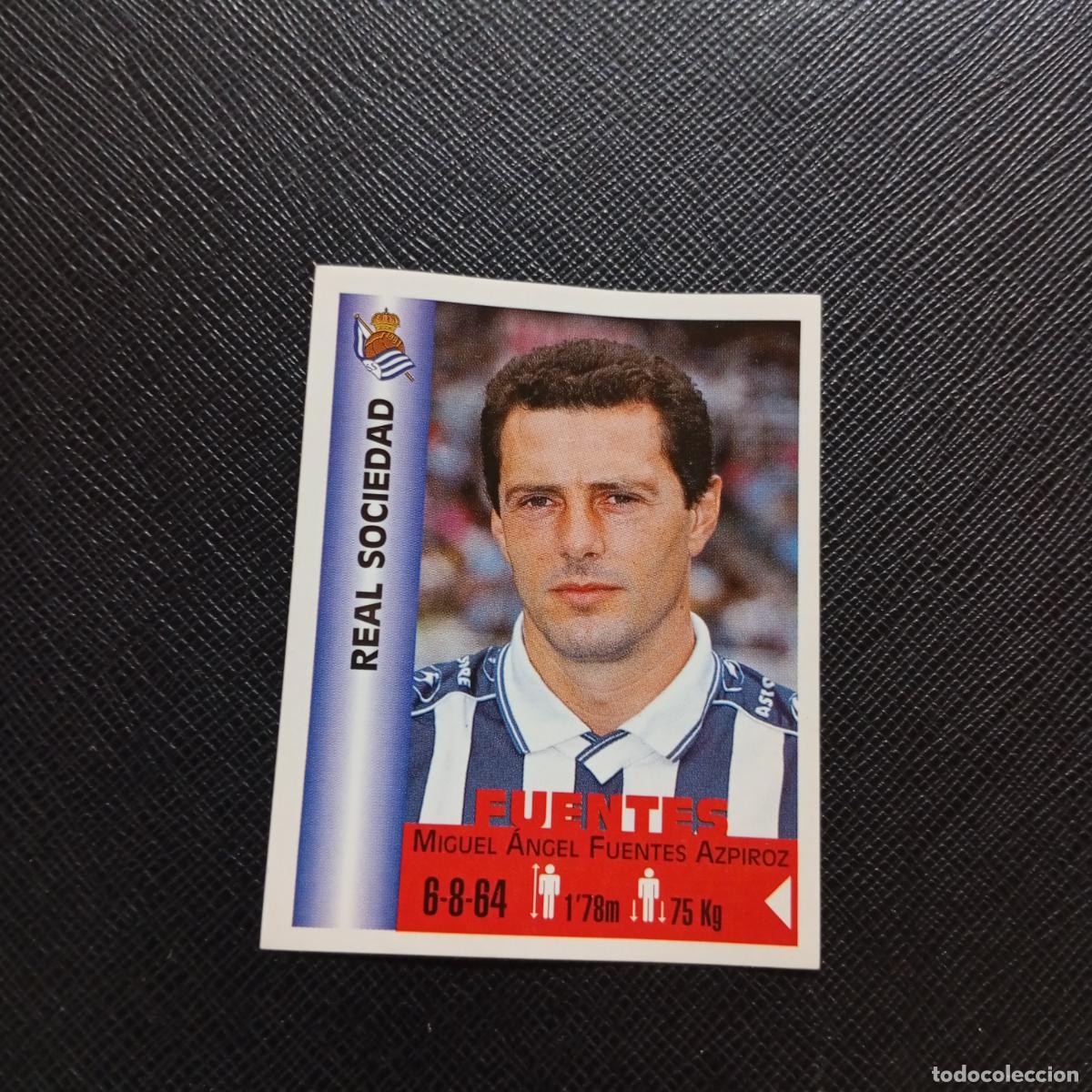 Cartes &agrave; collectionner de Football: 306 FUENTES REAL SOCIEDAD PANINI MEJORES EQUIPOS DE EUROPA 1999 CROMO FUTBOL LIGA 99 - A106 PG451
