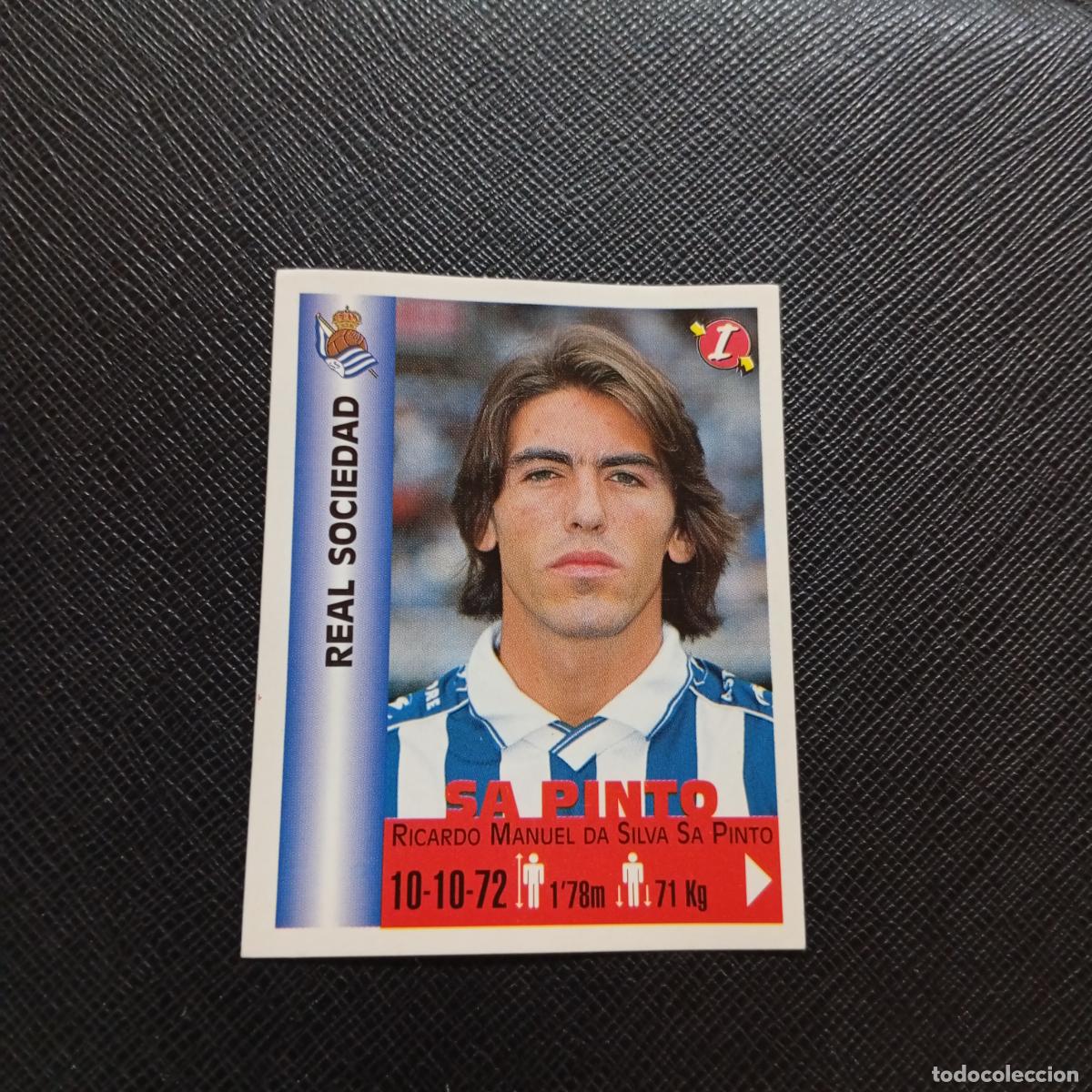 Cromos de F&uacute;tbol: 316 SA PINTO REAL SOCIEDAD PANINI MEJORES EQUIPOS DE EUROPA 1999 CROMO FUTBOL LIGA 99 - A106 PG460