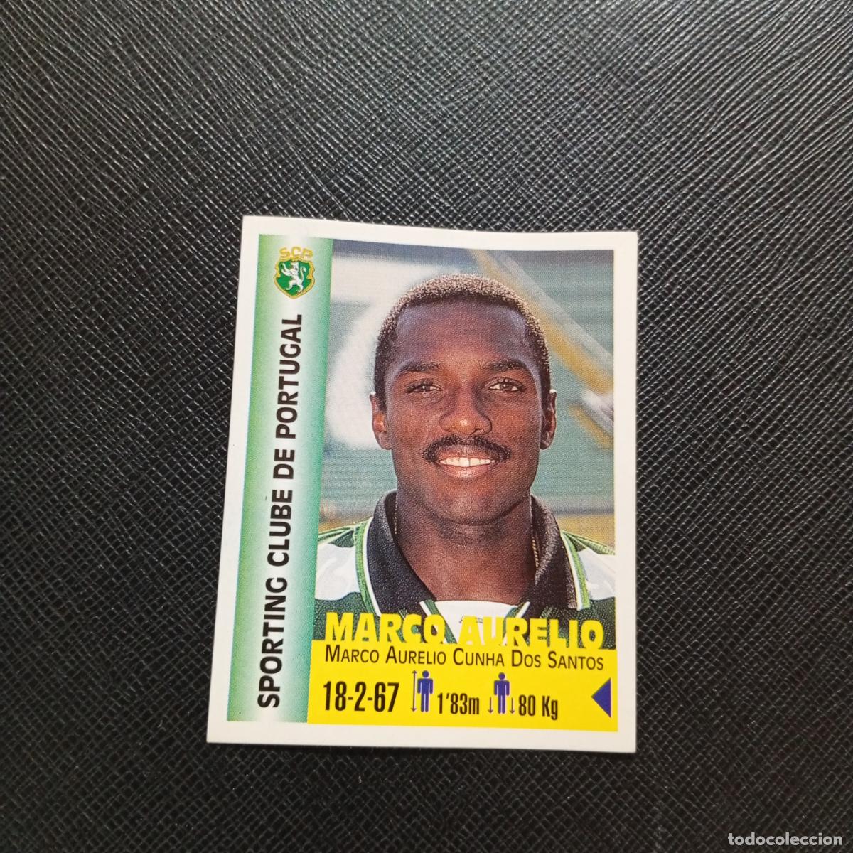 Cromos de F&uacute;tbol: 325 MARCO AURELIO SPORTING PANINI MEJORES EQUIPOS DE EUROPA 1999 CROMO FUTBOL LIGA 99 - A106 PG460