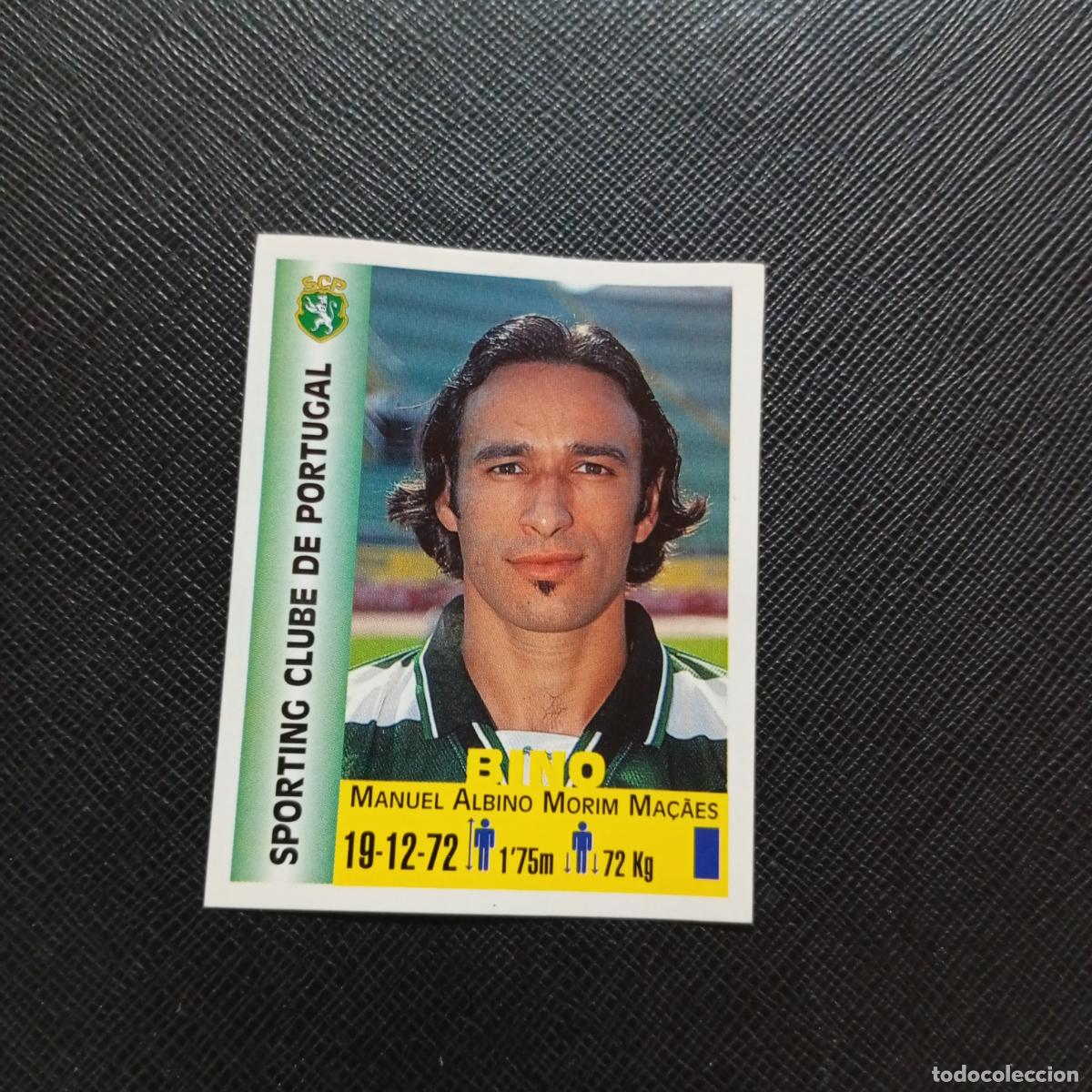 Cromos de F&uacute;tbol: 331 BINO SPORTING LISBOA PANINI MEJORES EQUIPOS DE EUROPA 1999 CROMO FUTBOL LIGA 99 - A106 PG460