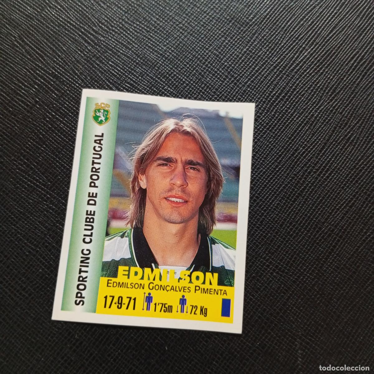 Cromos de F&uacute;tbol: 332 EDMILSON SPORTING LISBOA PANINI MEJORES EQUIPOS DE EUROPA 1999 CROMO FUTBOL LIGA 99 - A106 PG460