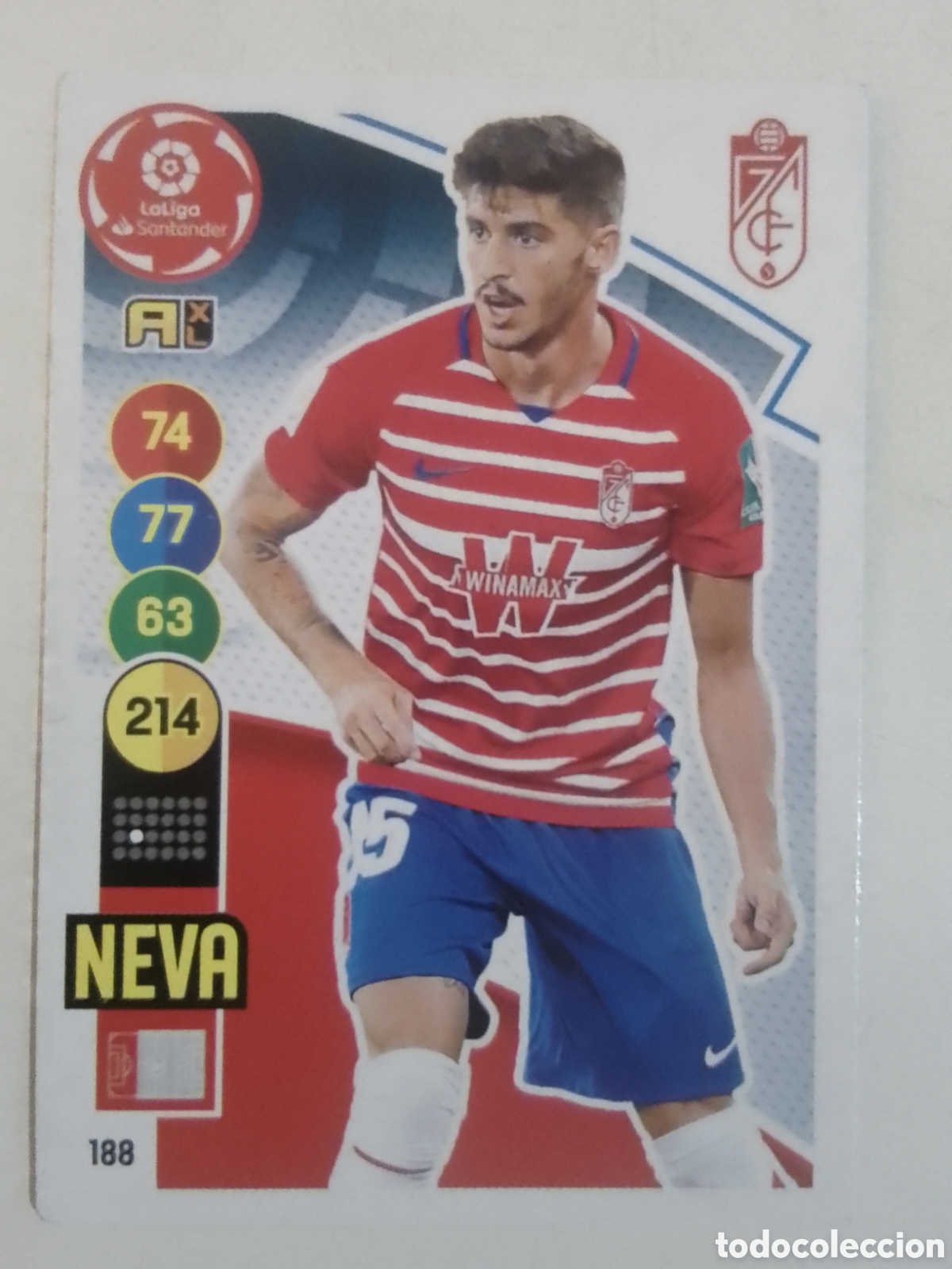 Cromos de F&uacute;tbol: Adrenalyn XL 2020-21 n&deg; 188 Neva &bull; Granada.
