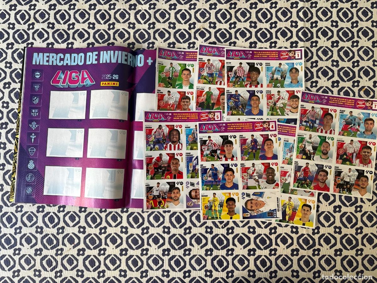 Cromos de F&uacute;tbol: CV3. MERCADO INVIERNO + ACTUALIZACI&Oacute;N LIGA 2023-24 23-24 COMPLETO + &Aacute;LBUM