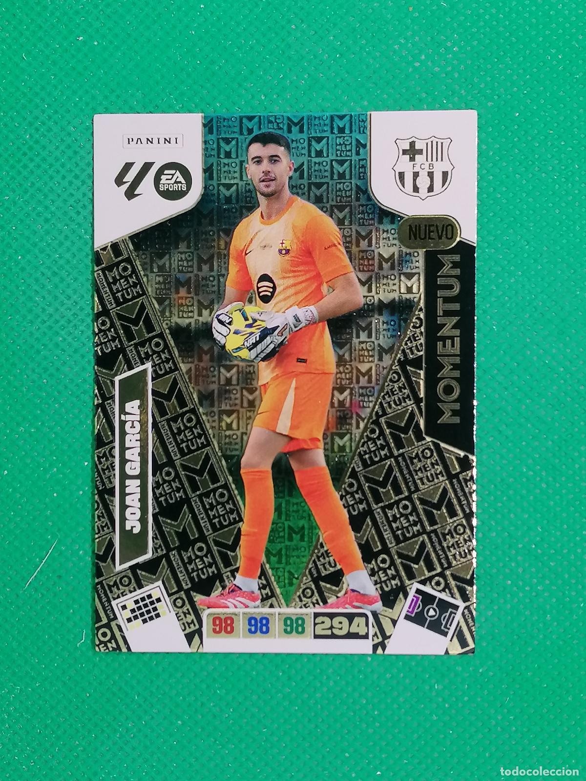 Cromos de F&uacute;tbol: JOAN GARCIA BARCELONA NUEVO MOMENTUM ⚽ LIGA ADRENALYN XL 2025 2026 25 26 ⚽