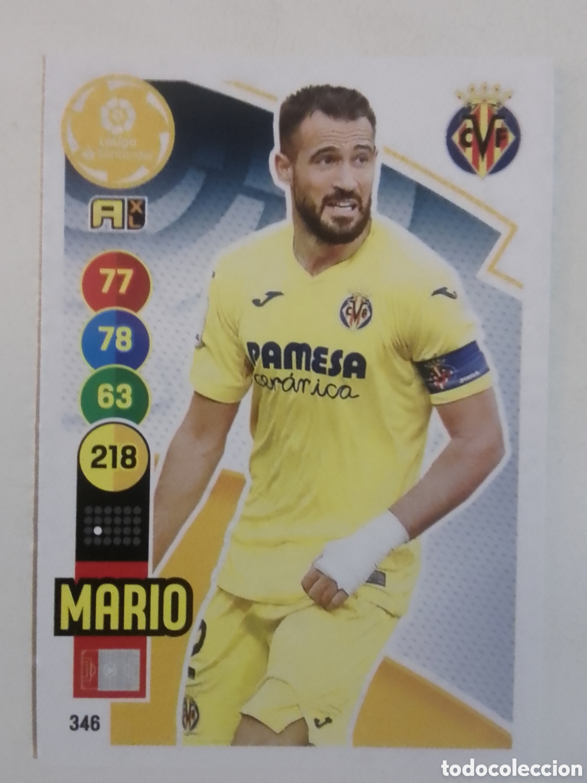 Cromos de F&uacute;tbol: Adrenalyn XL 2020-21 n&deg; 346 Mario &bull; Villarreal.