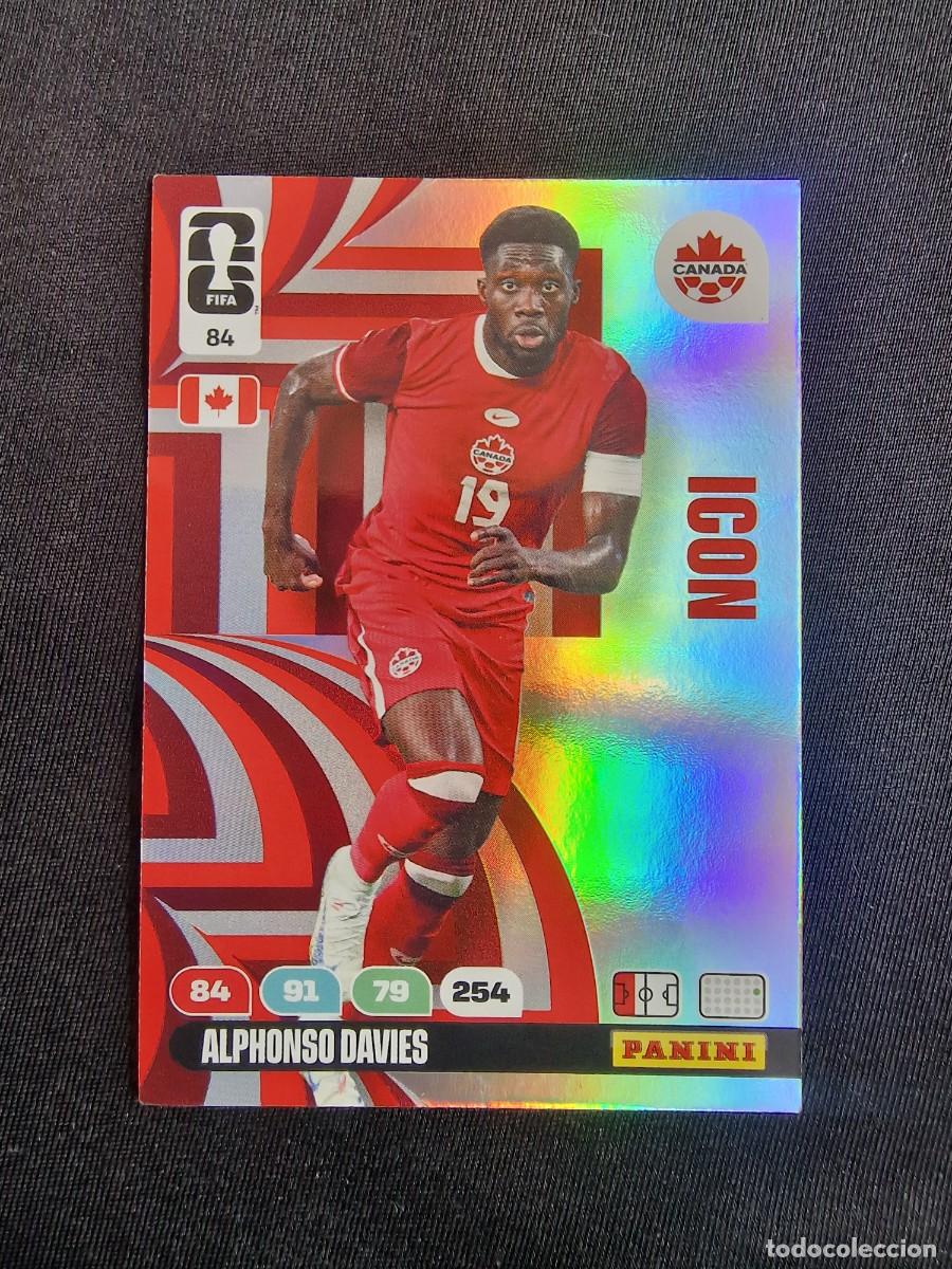 Cromos de f&uacute;tbol: Alphonso Davies 84 FIFA WORLD CUP 2026 Adrenalyn XL