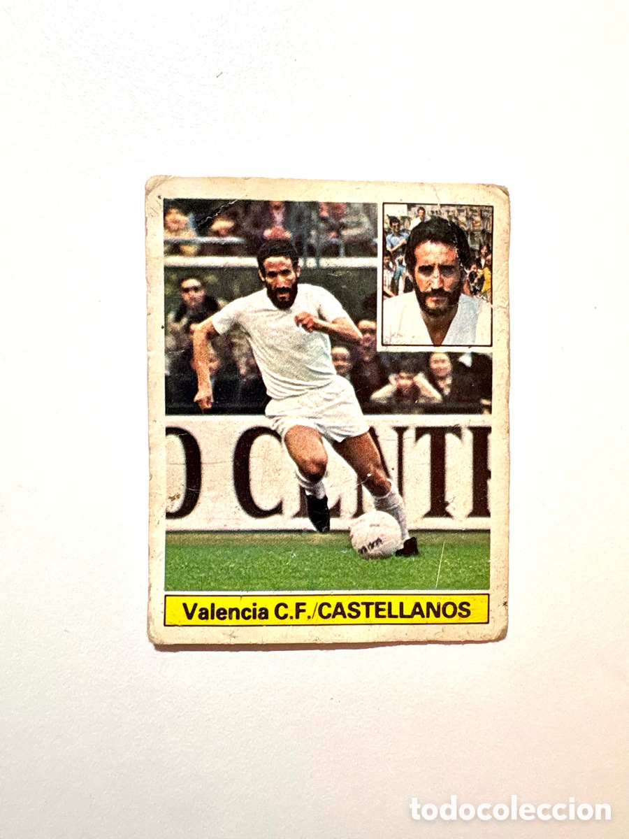Cartes &agrave; collectionner de Football: CASTELLANOS CROMO VALENCIA 81 82 ESTE LIGA . SIN PEGAR NUNCA PEGADO . El de la foto