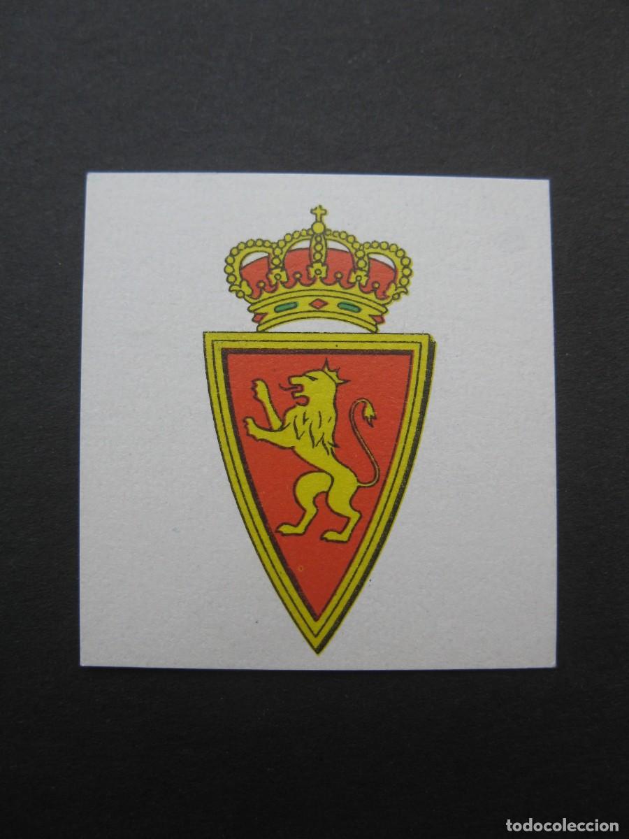 Figurine di Calcio: ESCUDO DEL REAL ZARAGOZA - LIGA 83/84 - CROMOS CANO - F&Uacute;TBOL 84 - NUNCA PEGADO.