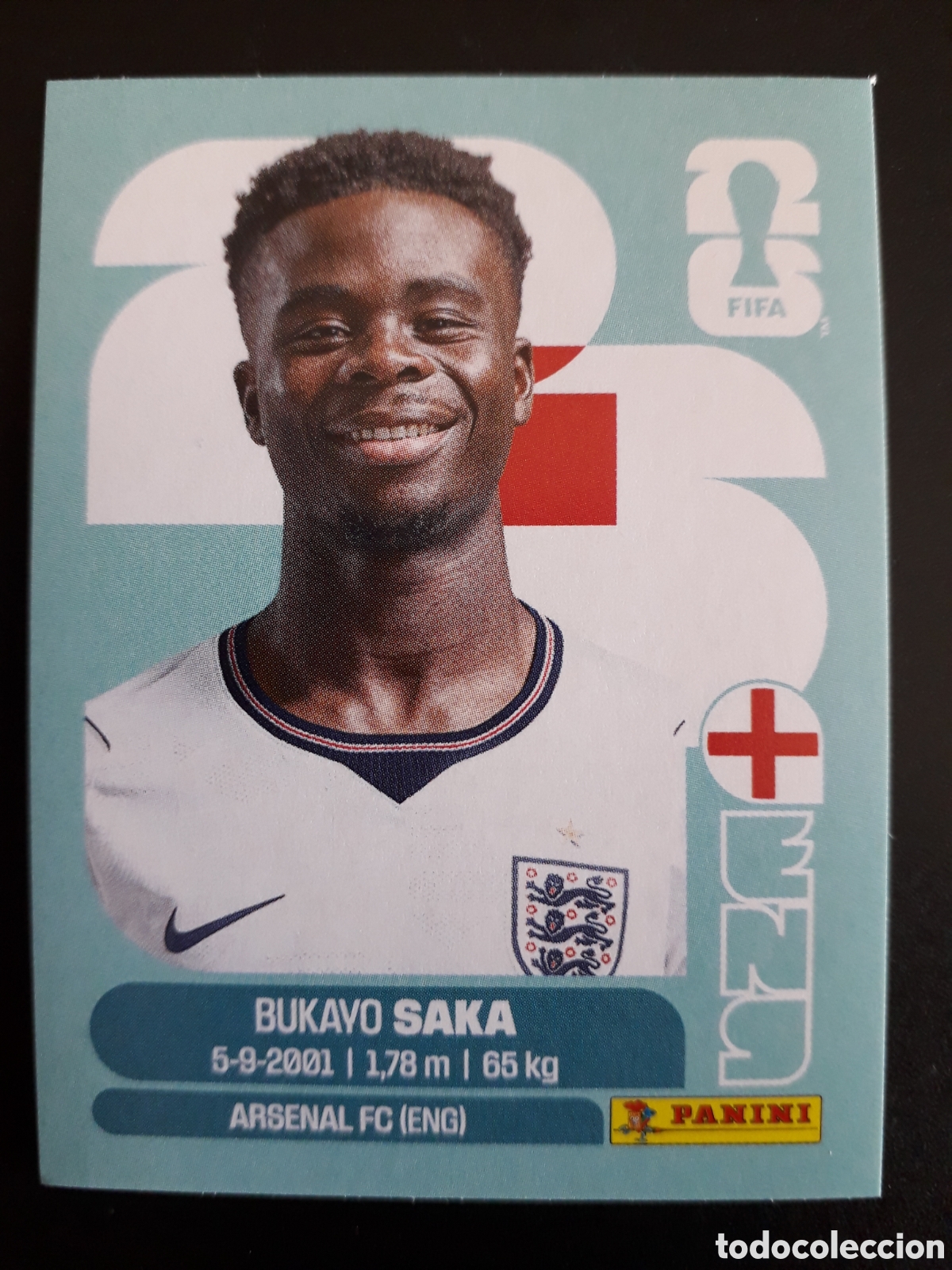 Cartes &agrave; collectionner de Football: SAKA INGLATERRA ENG 17 MUNDIAL F&Uacute;TBOL 2026 FIFA WORLD CUP PANINI SIN PEGAR PEDIDO M&Iacute;NIMO 3&euro;