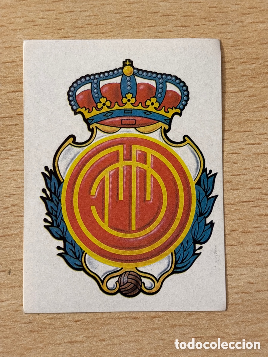 Football Stickers: Escudo RCD Mallorca Ediciones Este 87 88 sin pegar