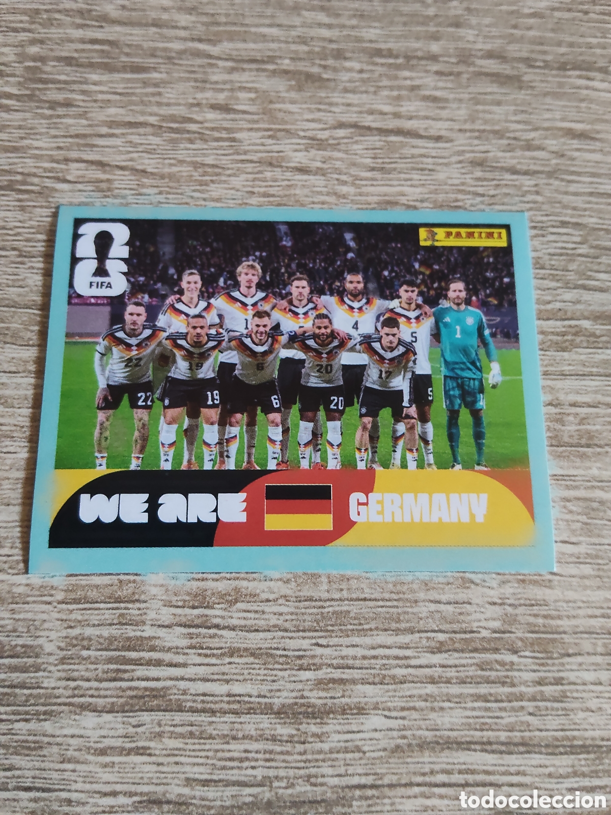 Cromos de F&uacute;tbol: Panini mundial 2026 GER 13 alineaci&oacute;n Alemania