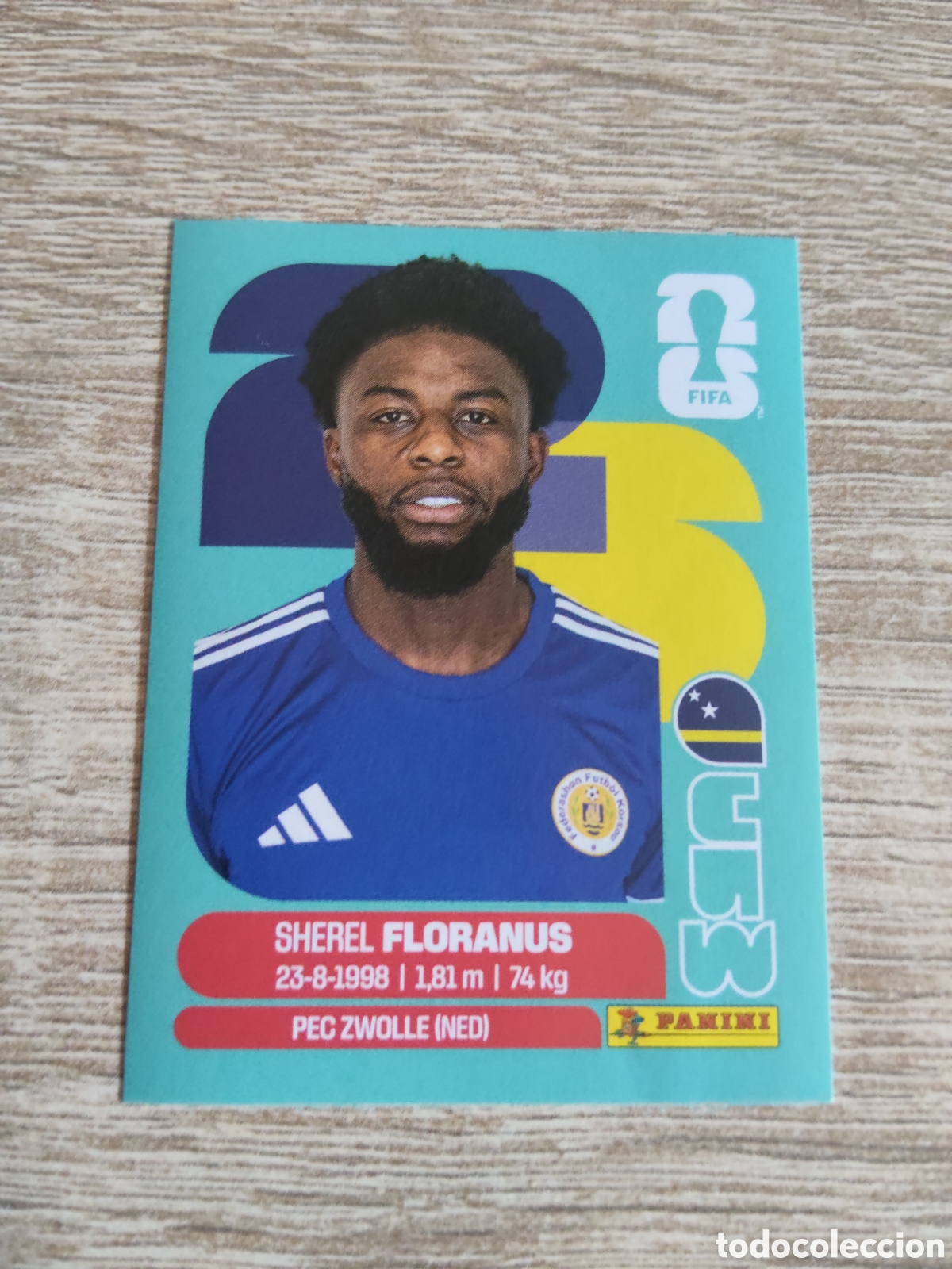 Fu&szlig;ball-Sticker: Panini mundial 2026 CUW 4 Sherel Floranus Cura&ccedil;ao/Curazao